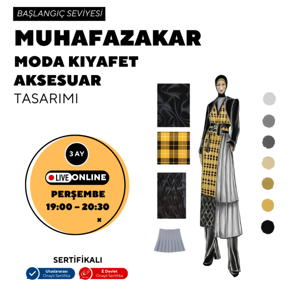 Muhafazakar Moda Kıyafet ve Aksesuar Tasarımı