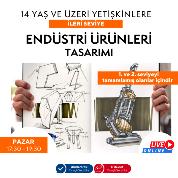 Endüstri Ürünleri Tasarımı - İleri Seviye (+14 Yaş ve Yetişkin)