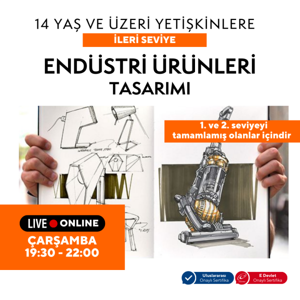 Endüstri Ürünleri Tasarımı - İleri Seviye (+14 Yaş ve Yetişkin)
