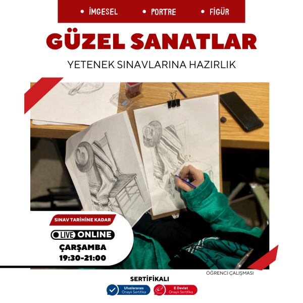 Güzel Sanat Okullarına Giriş için Yetenek Sınavlarına Hazırlık