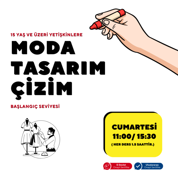 Moda Tasarım Çizim -Yüz Yüze