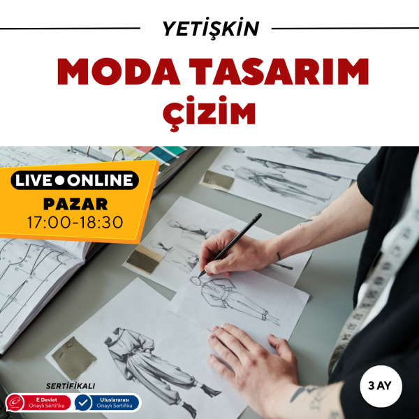 Moda Tasarım ve Çizim Dersleri (Yetişkin)