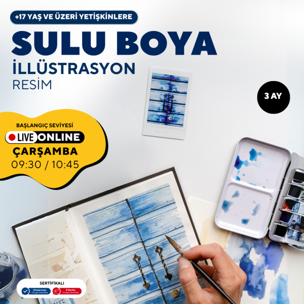 Sulu Boya İllustrasyon (Yetişkin)
