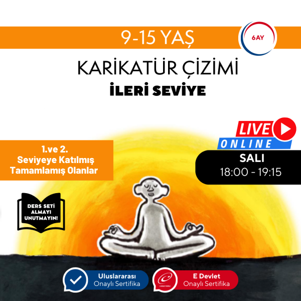 Karikatür Çizimi  İleri Seviye (9-15 Yaş)