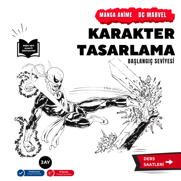 Karakter Tasarlama (9-15 Yaş)- Yüz Yüze
