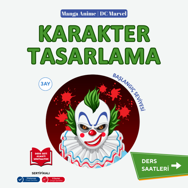 Karakter Tasarlama (9-15 Yaş)- Yüz Yüze
