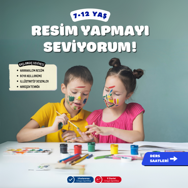 Resim Yapmayı Seviyorum! (7-12 Yaş)