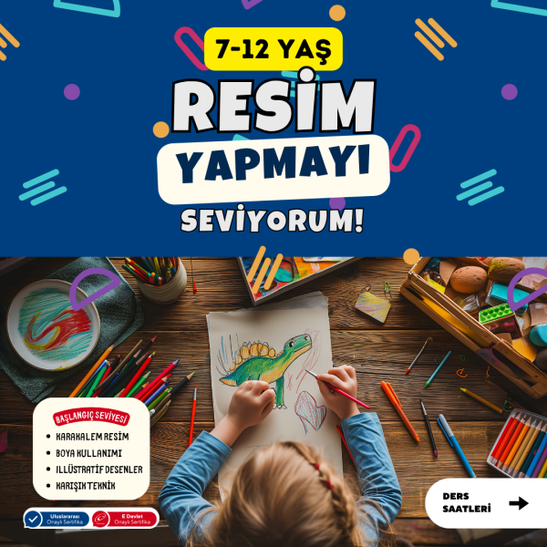 Resim Yapmayı Seviyorum! (7-12 Yaş)
