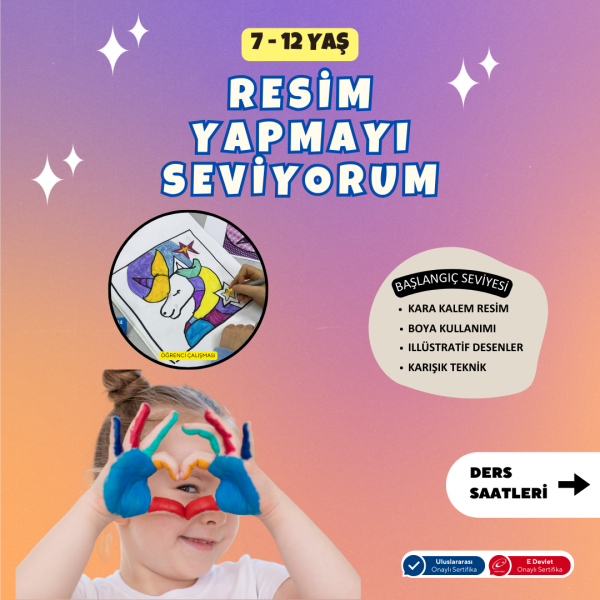 Resim Yapmayı Seviyorum! (7-12 Yaş)