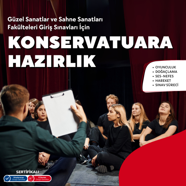 Konservatuar Hazırlık - Yüz Yüze Sertifika İstemiyorum - 3 Aylık