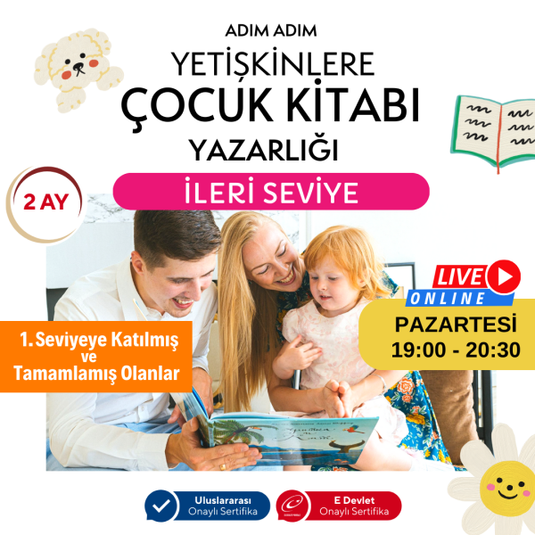 Yetişkinlere İleri Seviye Çocuk Kitabı Yazarlığı