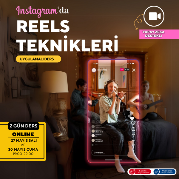 Instagram'da Reels Teknikleri -Online