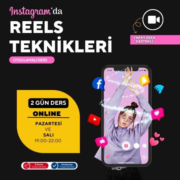 Instagram'da Reels Teknikleri -Online