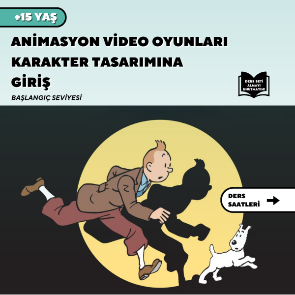 Animasyon Karakter Tasarımına Giriş (+15 yaş) -Yüz Yüze