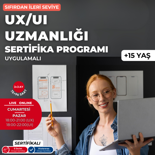 Sıfırdan İleri Seviye UX / UI Uzmanlık - Online