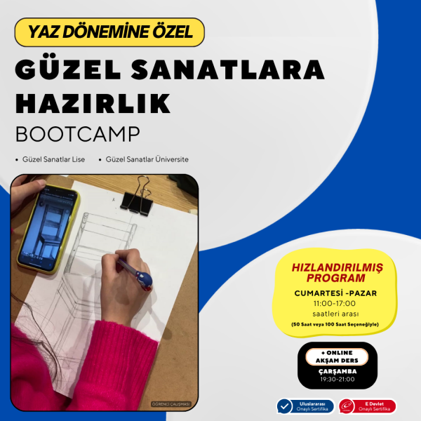 Güzel Sanatlara Hazırlık Bootcamp Programı
