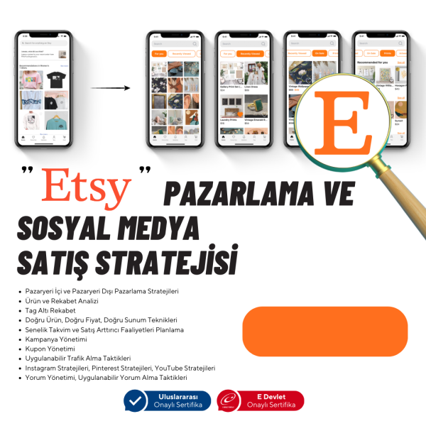 ETSY Pazarlama ve Sosyal Medya Satış Stratejisi Eğitimi