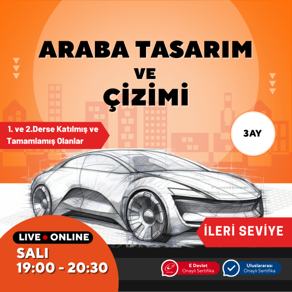 Araba Tasarım ve Çizimi - İleri Seviye