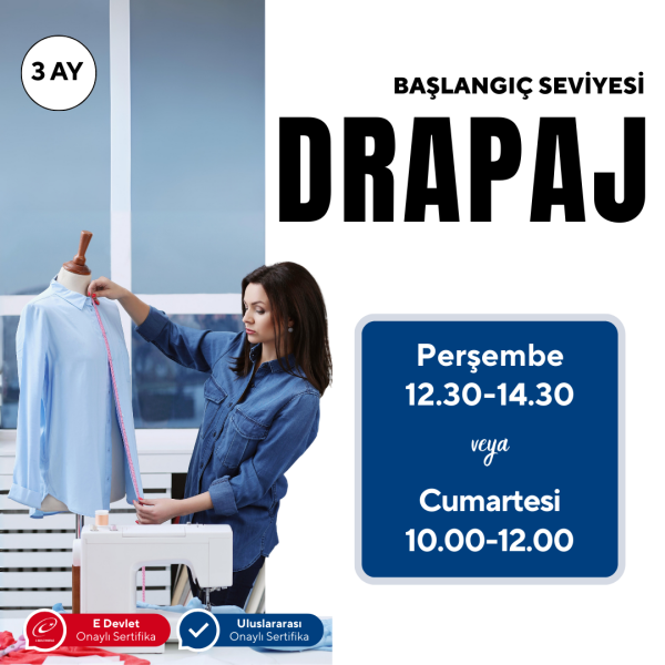 Drapaj  (Başlangıç Seviyesi)- Yüz Yüze