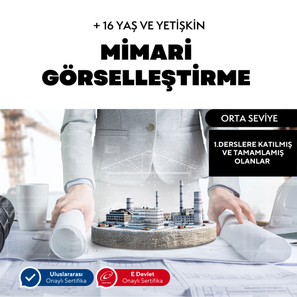 Mimari Görselleştirme Orta Seviye(Yüz Yüze)