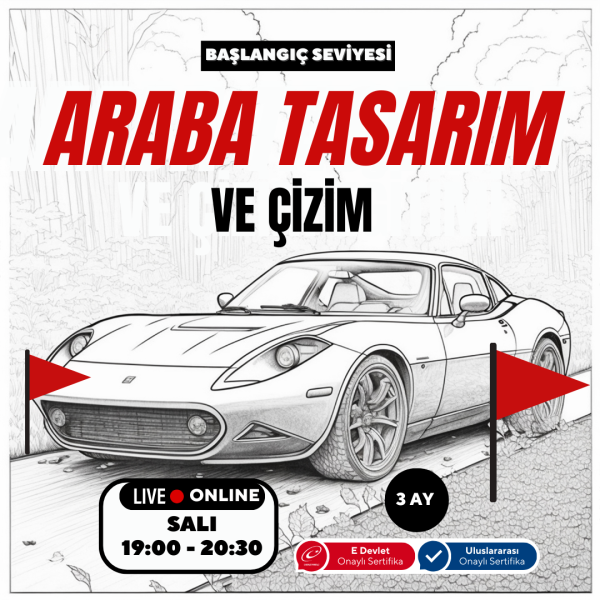Araba Tasarım ve Çizimi- Başlangıç Seviyesi