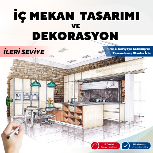 İç Mekan Tasarımı ve Dekorasyonu(İleri Seviye)-Yüz Yüze