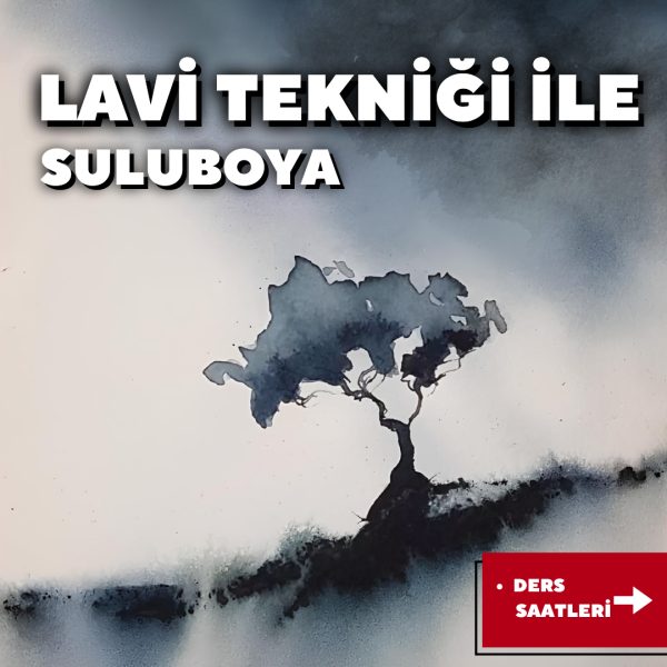 Lavi Tekniği ile Suluboya - Yüz Yüze