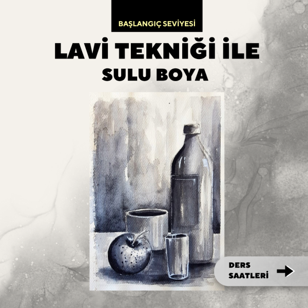 Lavi Tekniği ile Suluboya - Yüz Yüze
