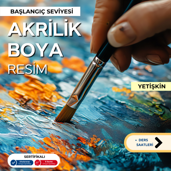 Akrilik Yağlı Boya Resim  - Yüz Yüze