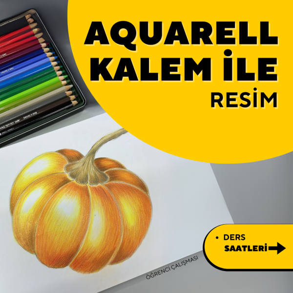 Aquarell Kalem İle Resim - Yüz yüze