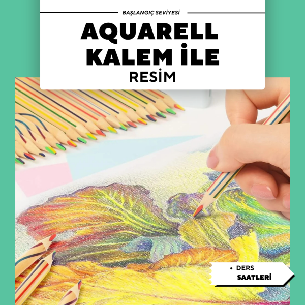 Aquarell Kalem İle Resim - Yüz yüze