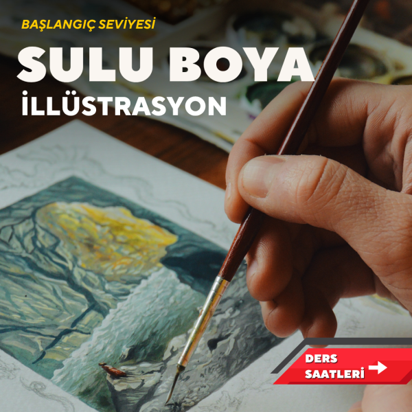 Sulu Boya İllustrasyon  - Yüz Yüze